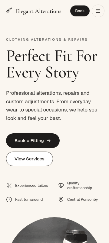 StitchFlow on mobile